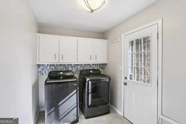 a house view with a garden space