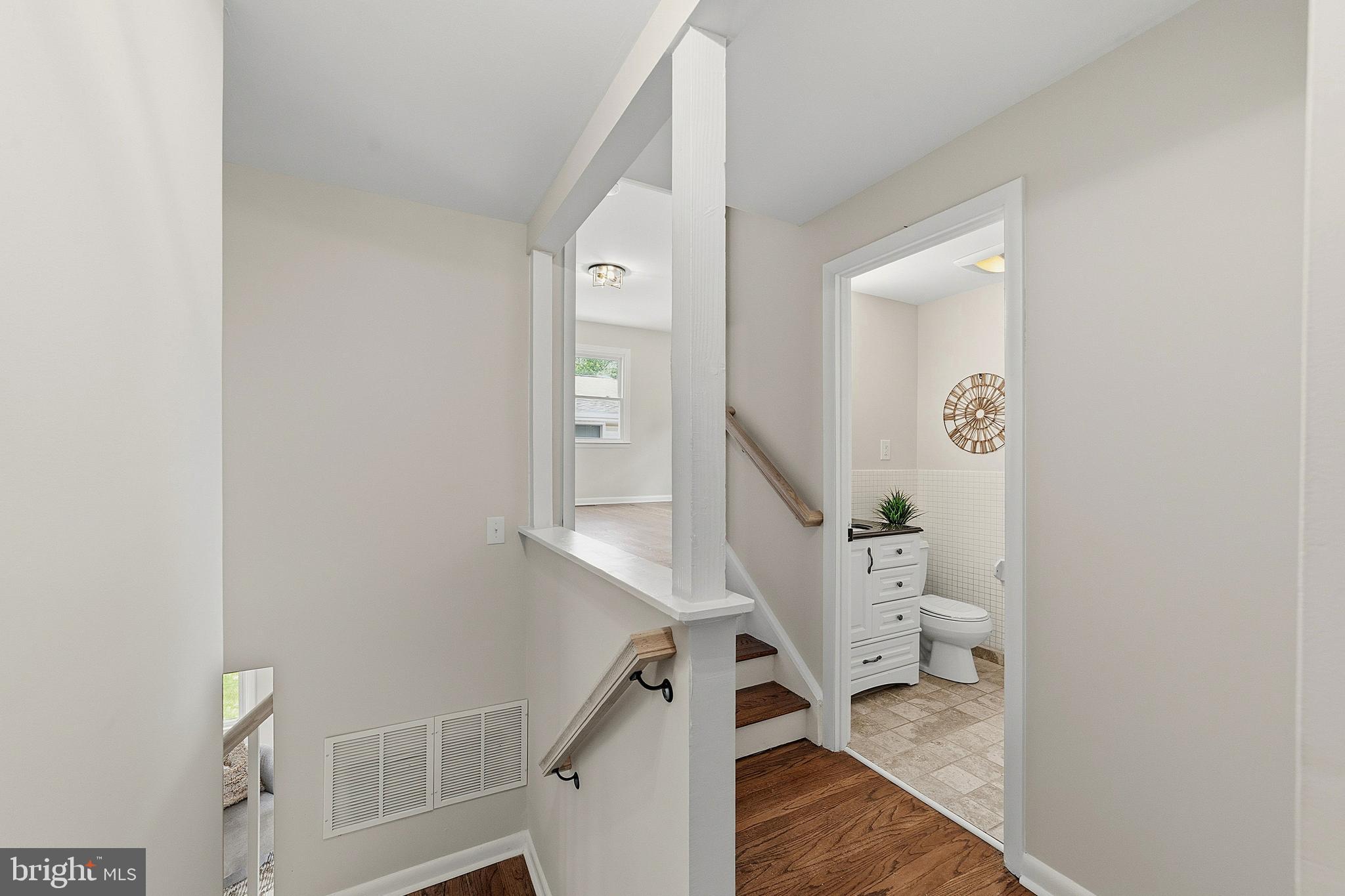 117 Harvest Road Cherry Hill, NJ 08002 - Photo 29 of 35 a view of entryway and hall with wooden floor