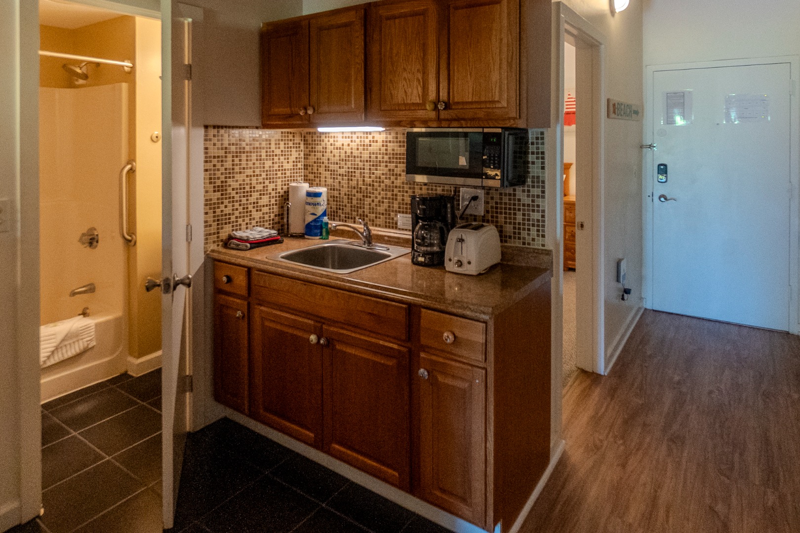 21 Island Inn Road, Unit 38G Oak Bluffs, MA 02557 - Photo 15 of 35 full bath offf the kitchen
