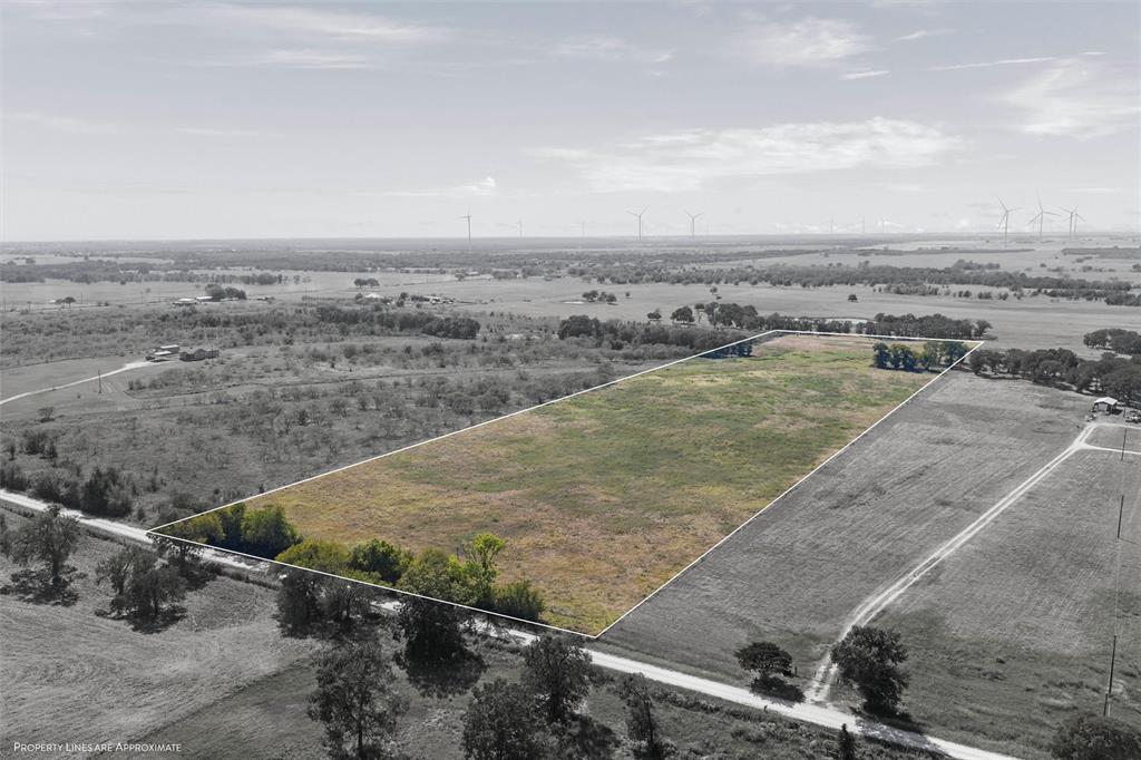4200 Southwest 4200 Purdon, TX 76679 - Photo 2 of 16 Aerial view of sparsely populated area featuring property boundaries highlighted