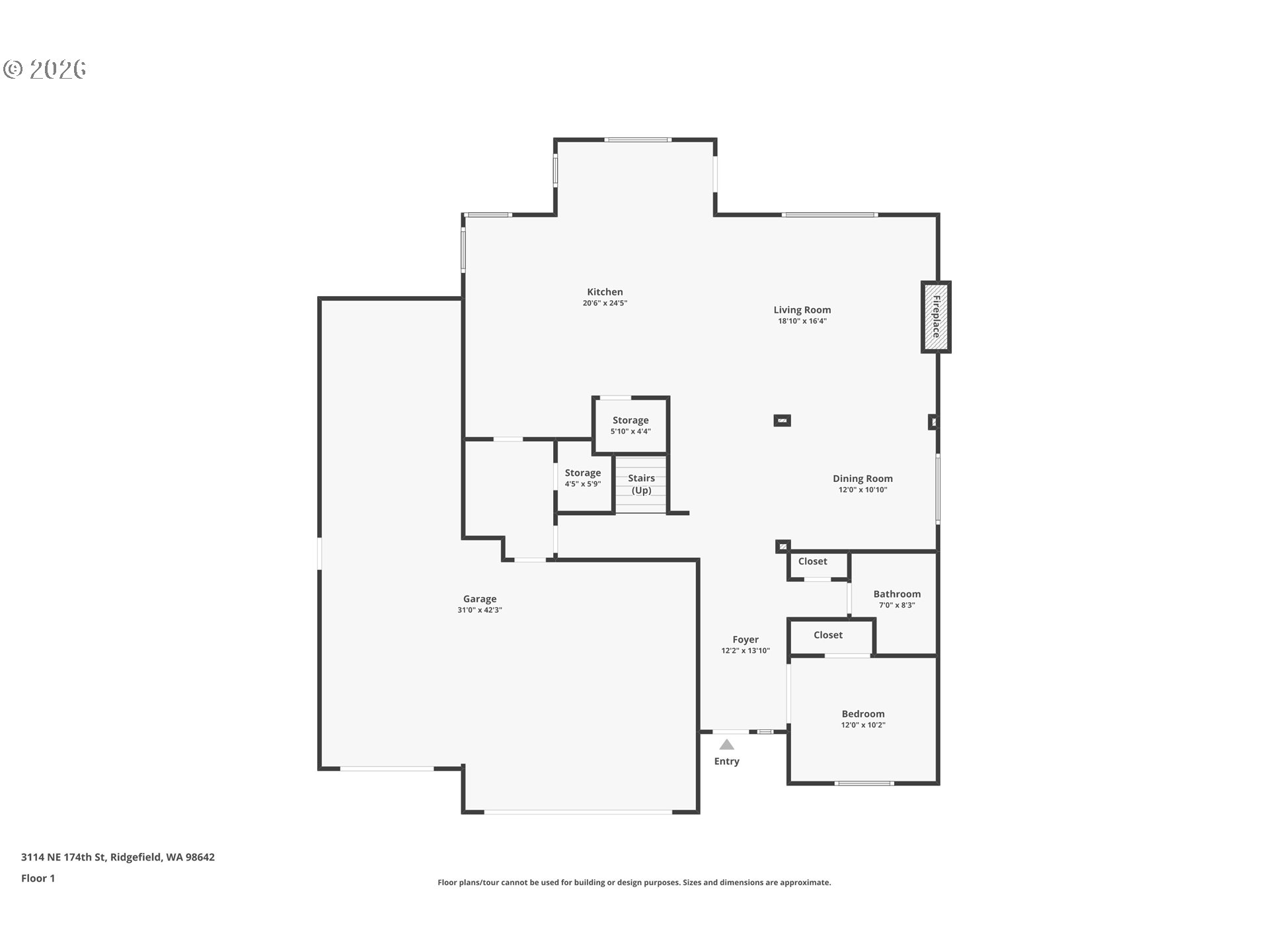 3114 Northeast 174th Street Ridgefield, WA 98642 - Photo 43 of 44 Floor Plan