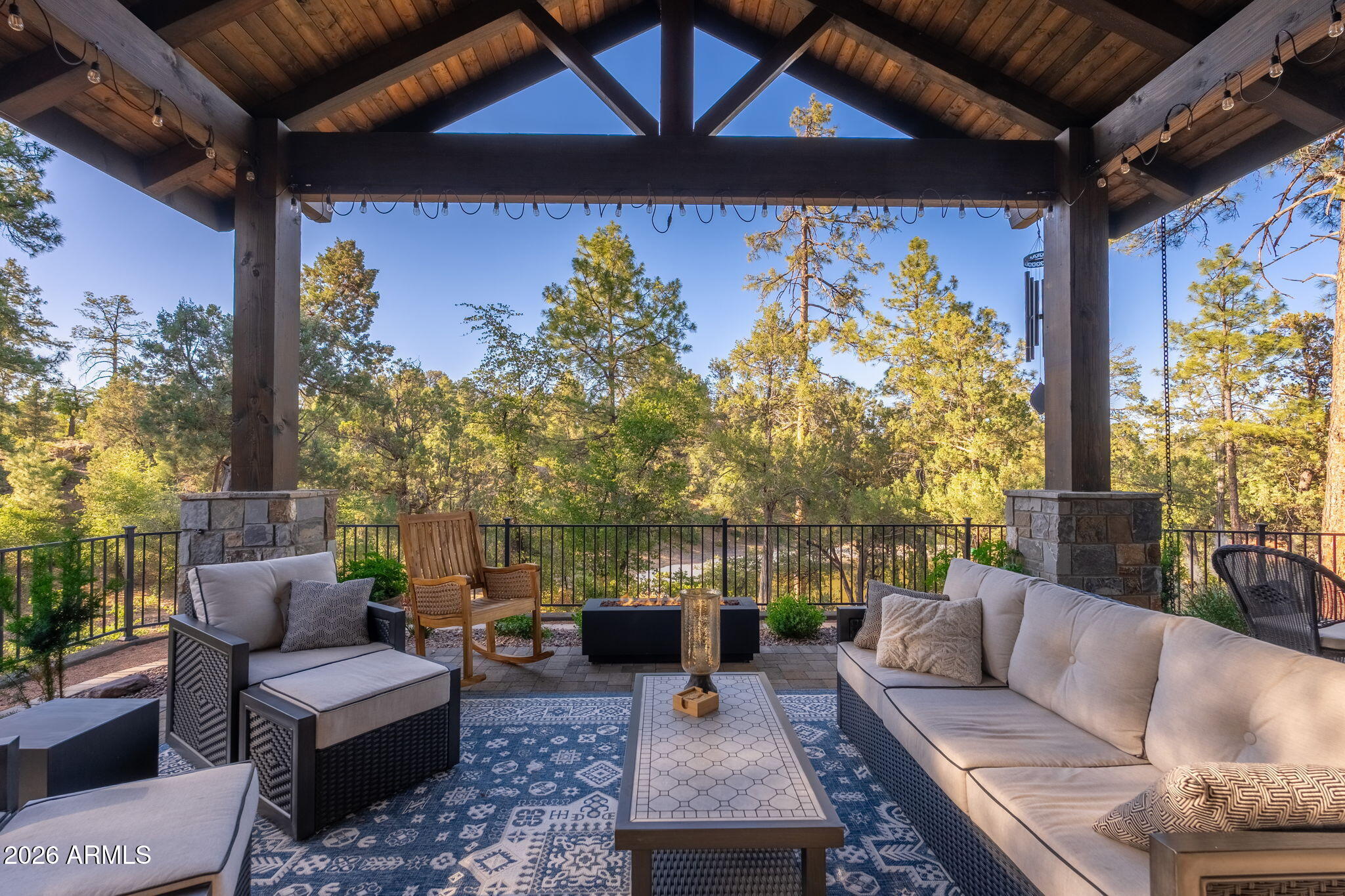 602 North Redbud Circle Payson, AZ 85541 - Photo 50 of 83 a outdoor living space with patio furniture and a potted plant