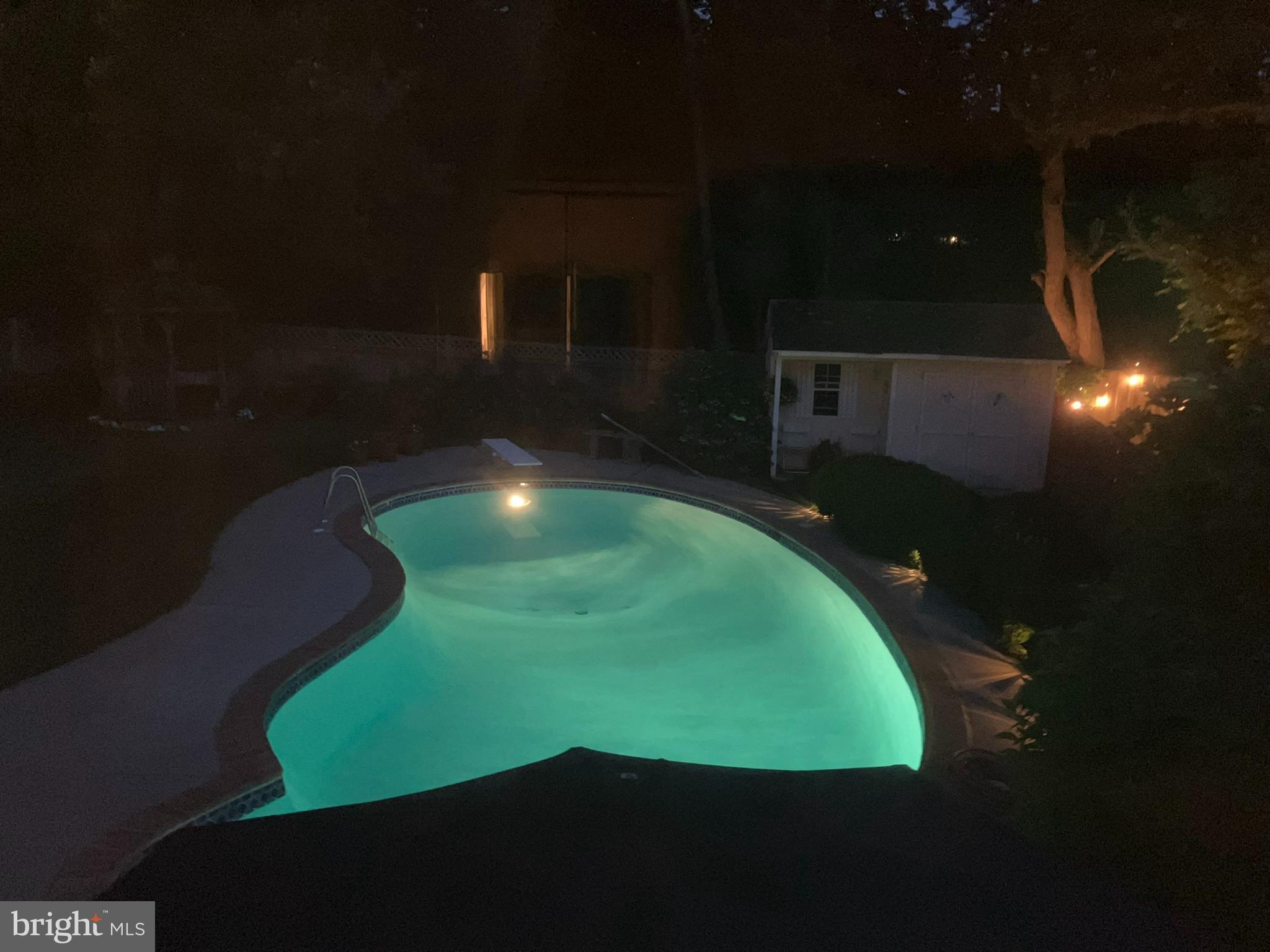 4010 Delancy Drive Silver Spring, MD 20906 - Photo 58 of 63 Pool - evening view