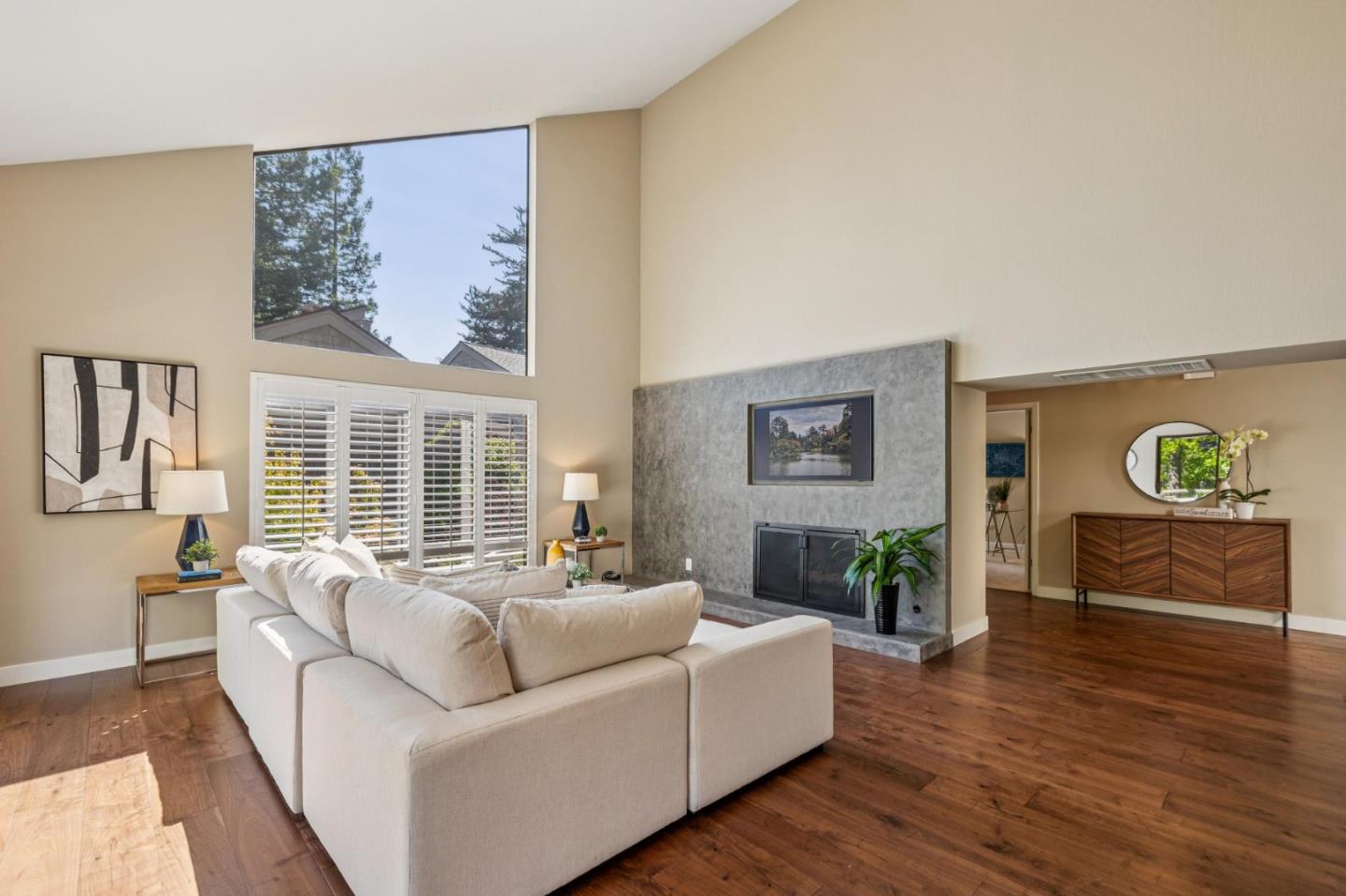 404 Ridge Gate Road Orinda, CA 94563 - Photo 4 of 27 a living room with furniture and a wooden floor