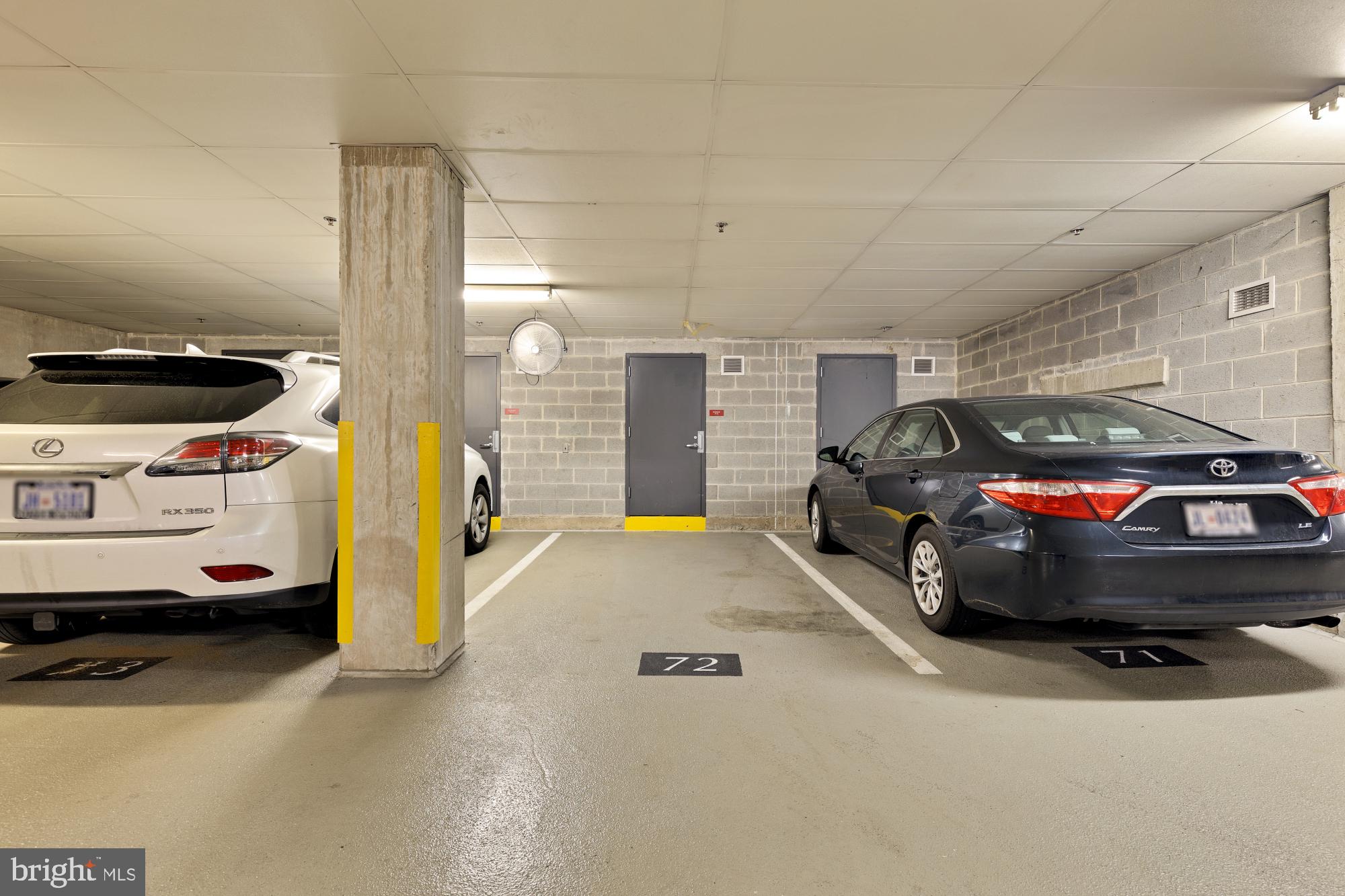 2120 Vermont Avenue Northwest, Unit 411 Washington, DC 20001 - Photo 21 of 27 a car parked in parking garage