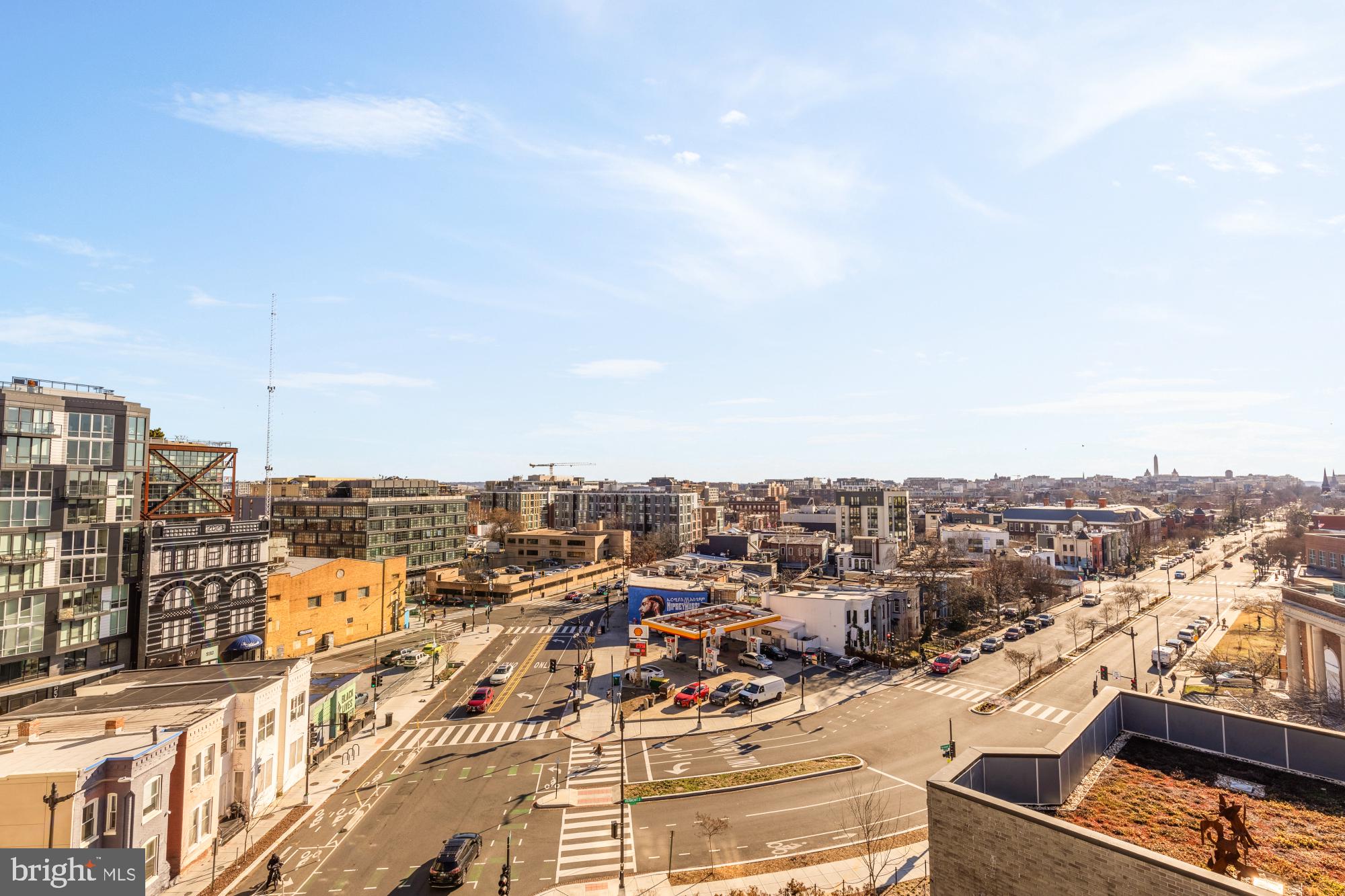 2120 Vermont Avenue Northwest, Unit 411 Washington, DC 20001 - Photo 27 of 27 an aerial view of residential building and ocean view