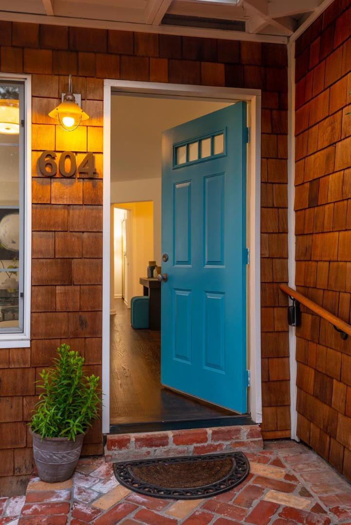 604 9th Avenue Menlo Park, CA 94025 - Photo 5 of 28 a view of a entryway door of the house