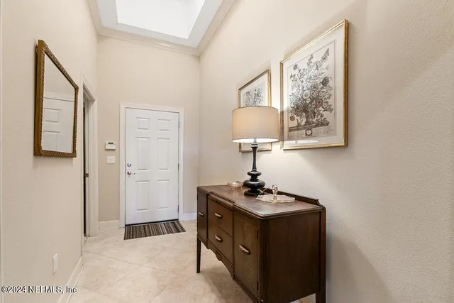 a workspace with furniture