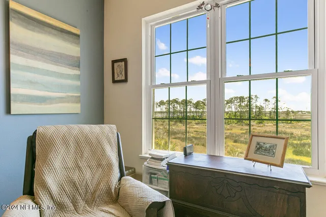 a bathroom with a sink vanity and a mirror