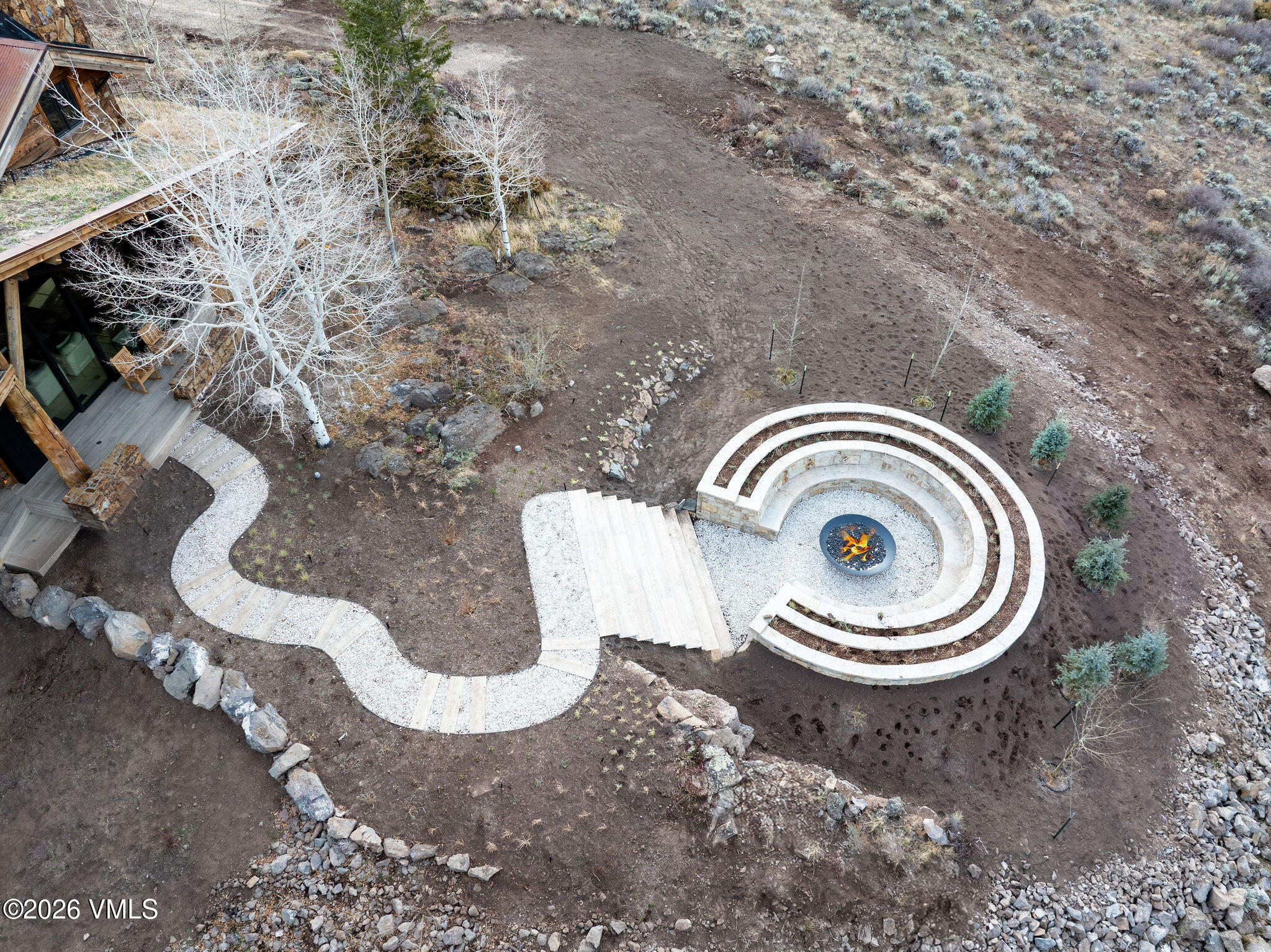 59 Jacksons Path Edwards, CO 81632 - Photo 52 of 58 2511_59_jacksons_path_aerial_firepit_b