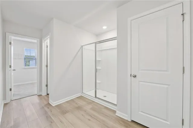 a small space with a window