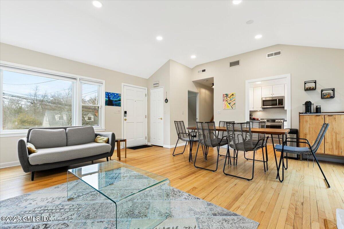12 Mary Lane Riverside, CT 06878 - Photo 3 of 26 a living room with furniture and a wooden floor