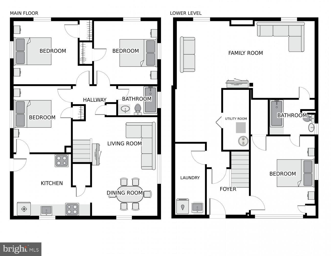6117 Osborn Road Landover, MD 20785 - Photo 17 of 18 Spacious dual-level home layout design.