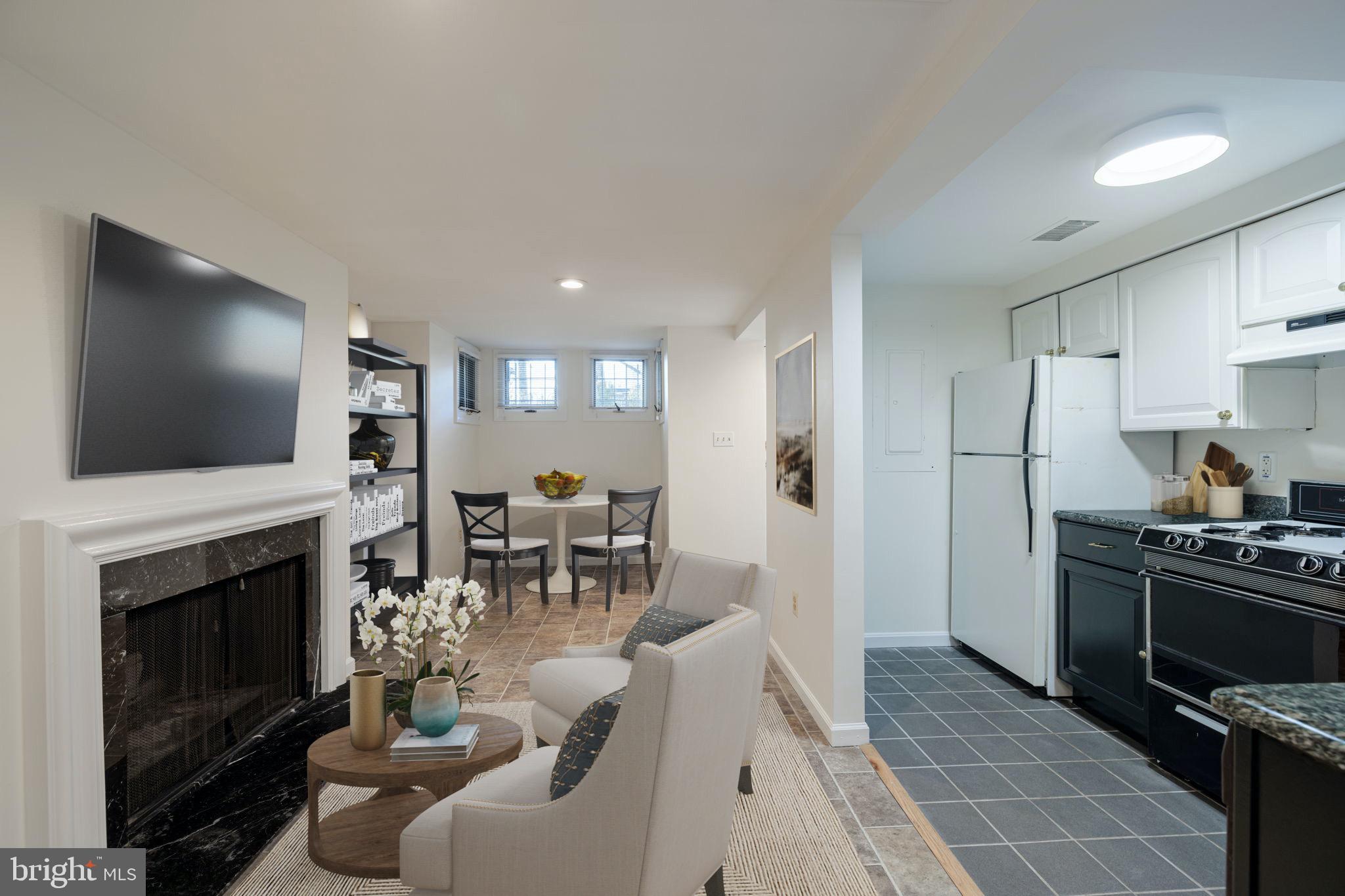 205 3rd Street Northeast Washington, DC 20002 - Photo 21 of 26 Lower level in-law suite w/full kitchen