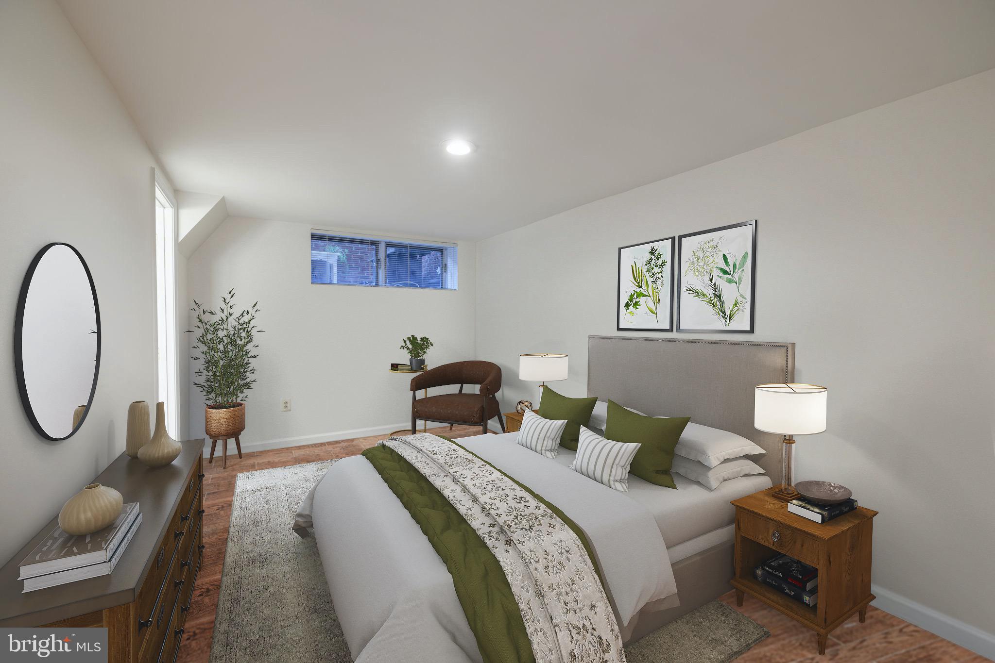 205 3rd Street Northeast Washington, DC 20002 - Photo 23 of 26 Lower level bedroom #4