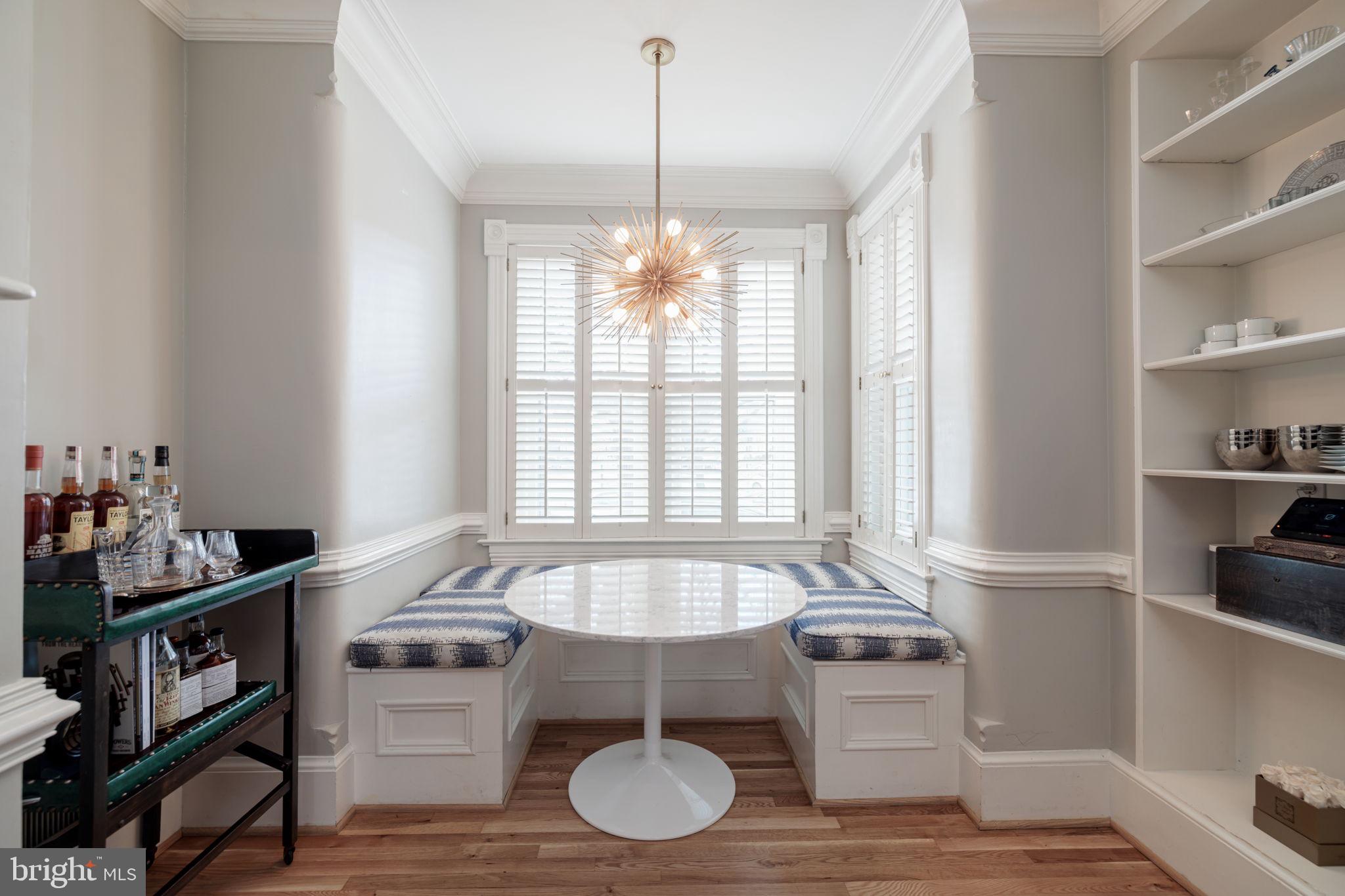 205 3rd Street Northeast Washington, DC 20002 - Photo 5 of 26 Built-in dining area (with storage under seating)