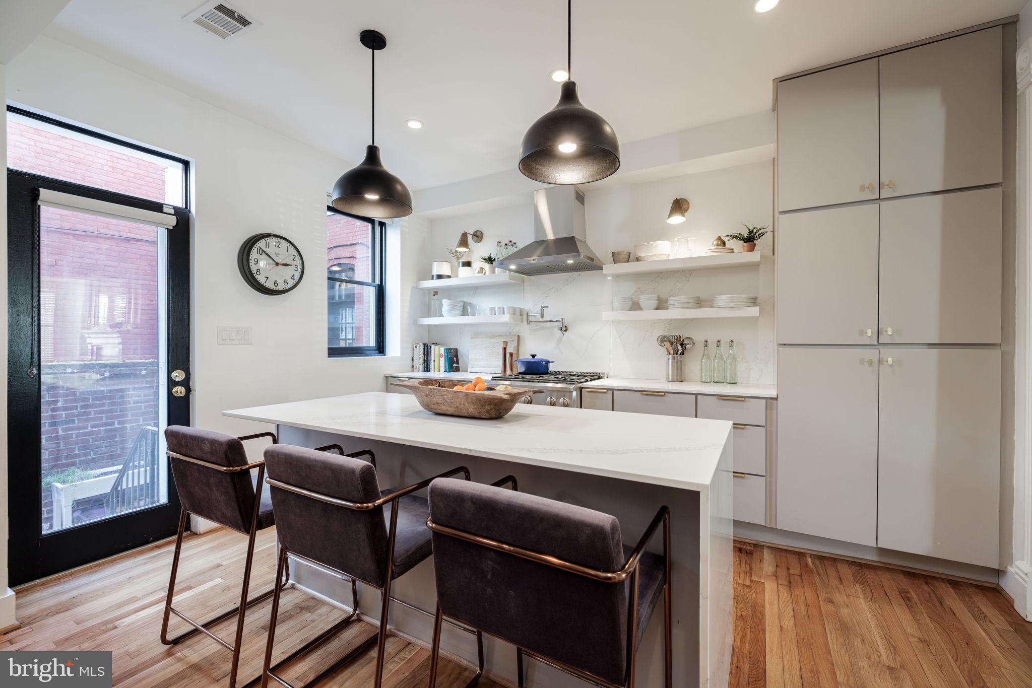 205 3rd Street Northeast Washington, DC 20002 - Photo 9 of 26 Patio access off kitchen