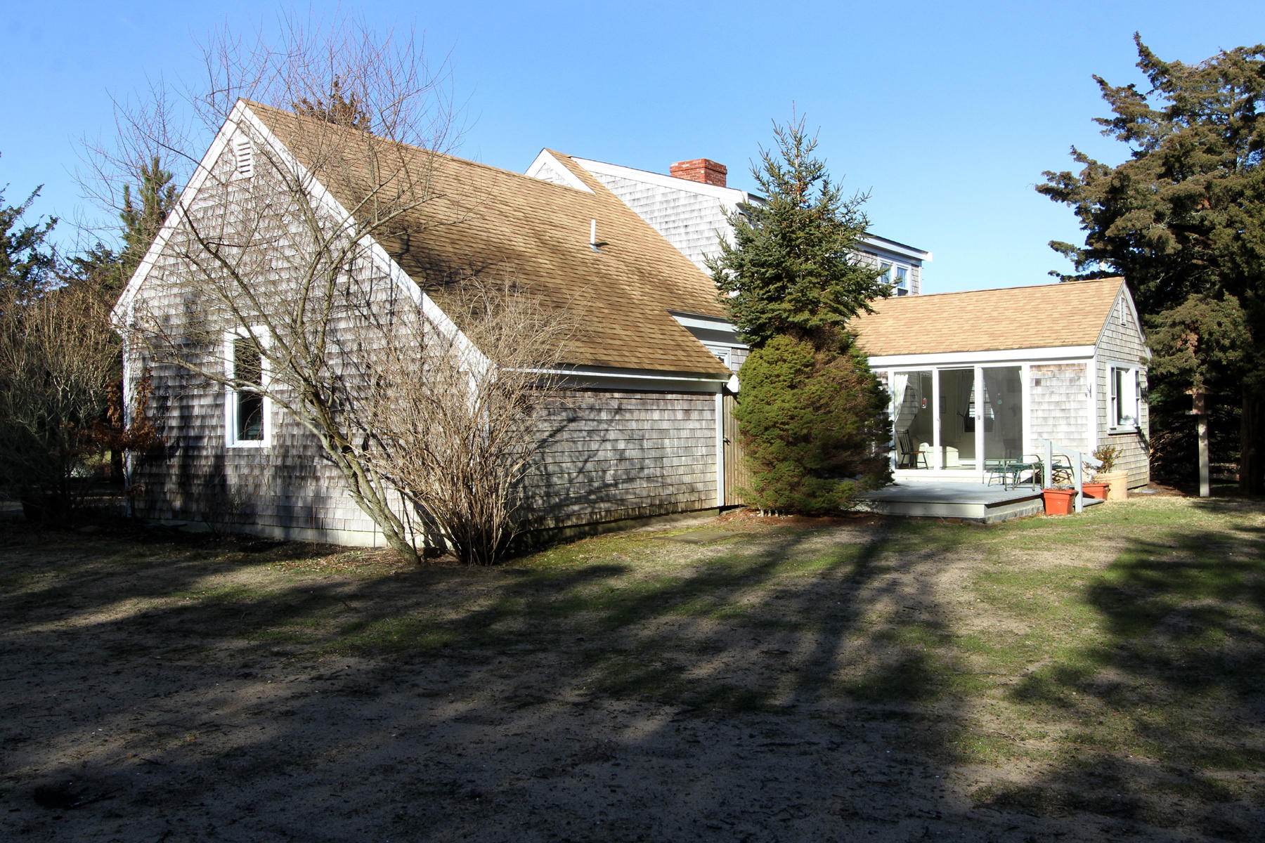 16 Seavers Road Orleans, MA 02653 - Photo 13 of 23 a view of a house with a yard