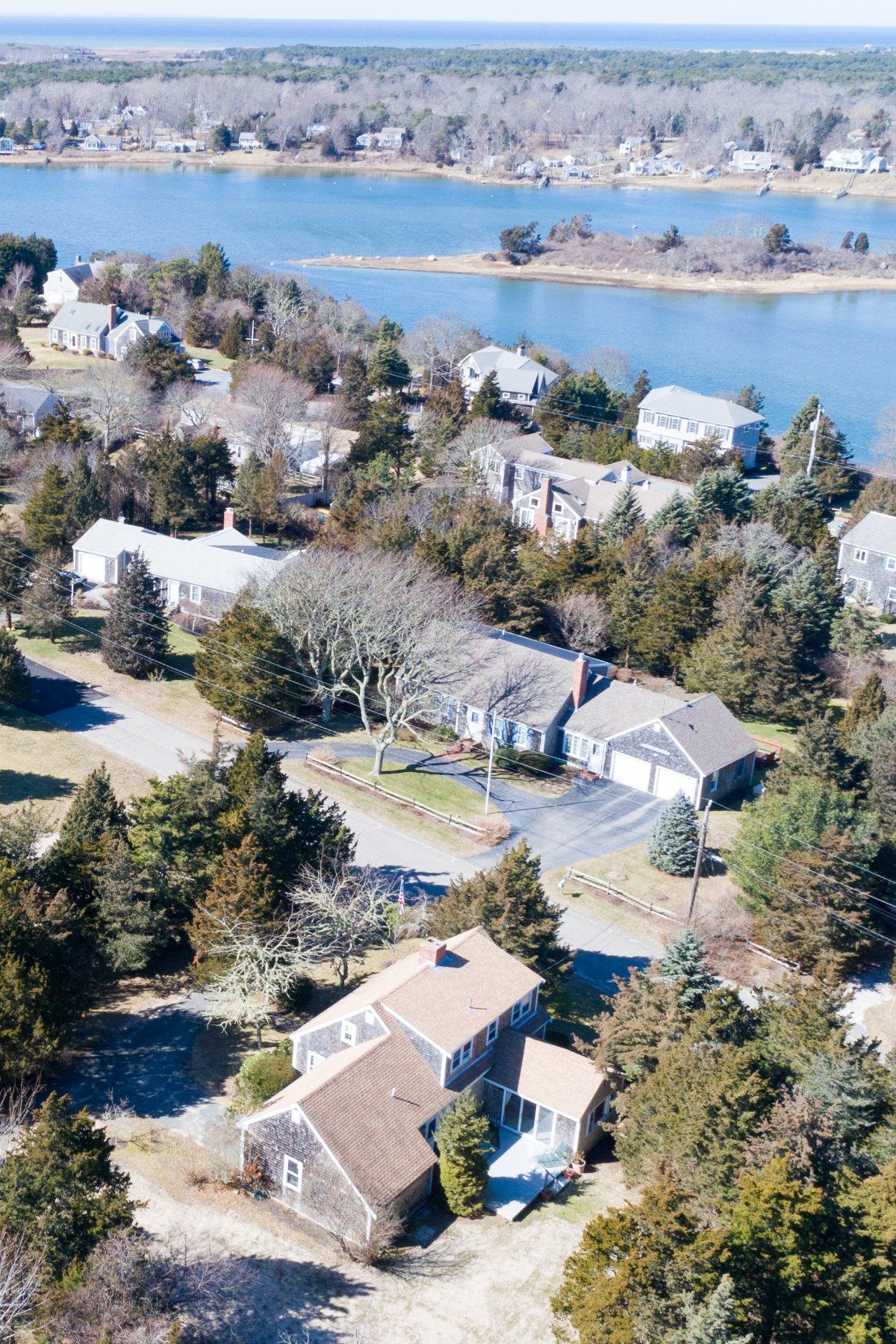 16 Seavers Road Orleans, MA 02653 - Photo 19 of 23 an aerial view of residential houses with outdoor space