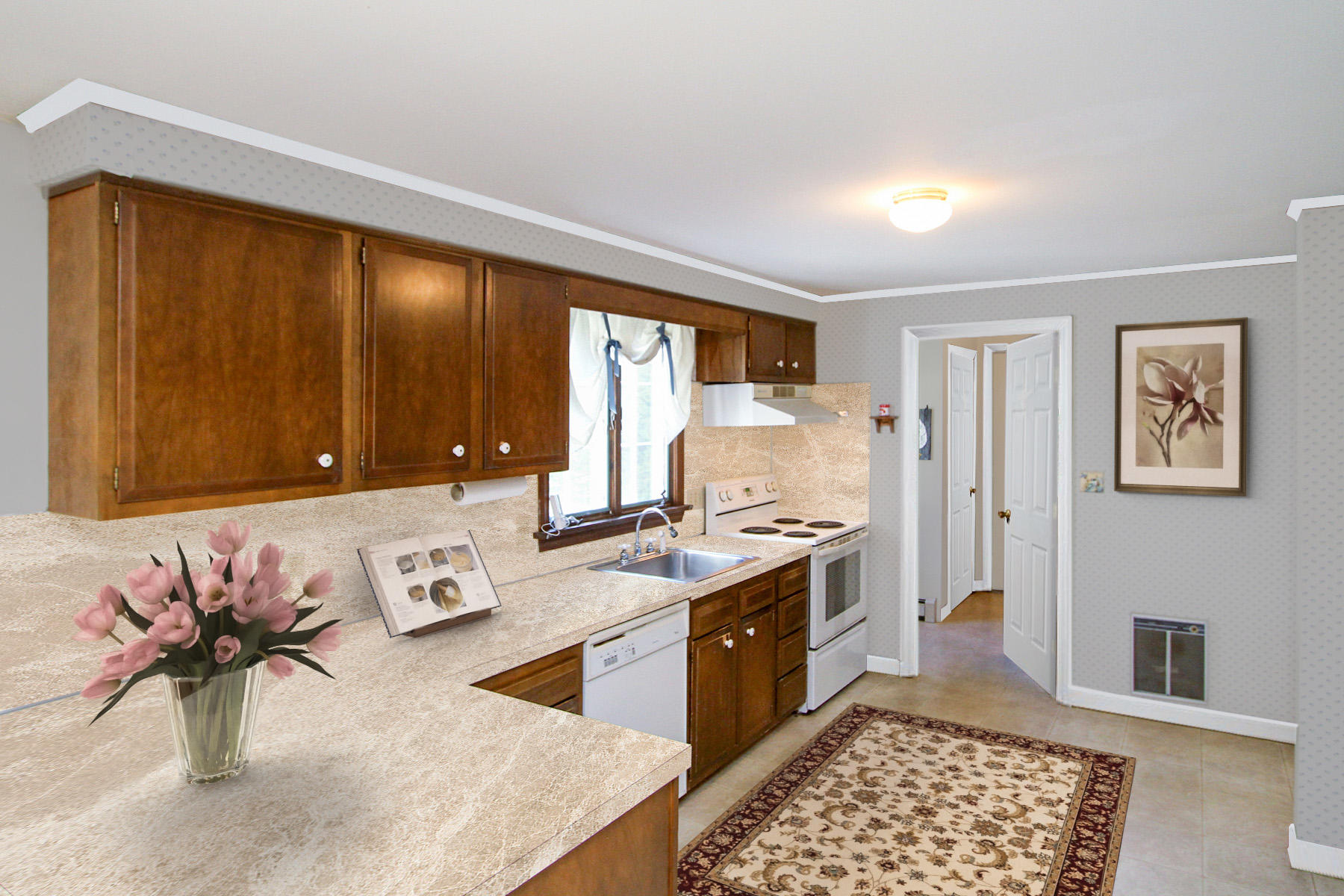 16 Seavers Road Orleans, MA 02653 - Photo 3 of 23 a kitchen with stainless steel appliances granite countertop a sink stove and cabinets
