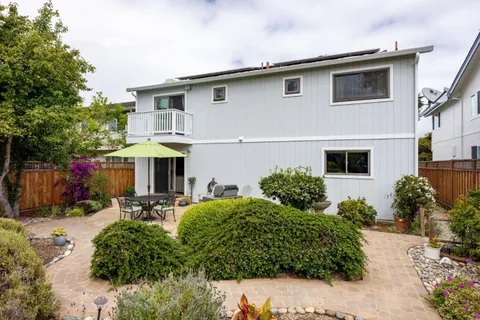 a view of a house with patio