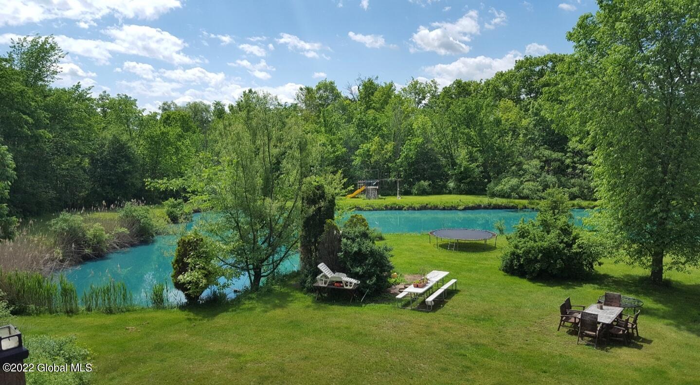 2569 Phillips Road Castleton-on-Hudson, NY 12033 - Photo 41 of 59 Pond with Fountain & Fish