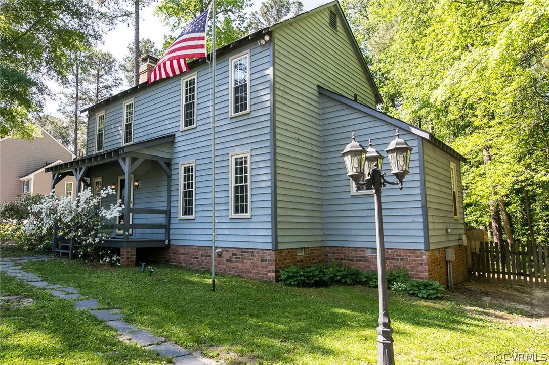 4810 Wedgemere Road Chesterfield, VA 23832 - Photo 41 of 42 a view of a house with a yard