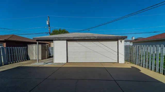 a front view of a house with a garage