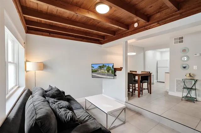 a view of a livingroom with furniture and a couch