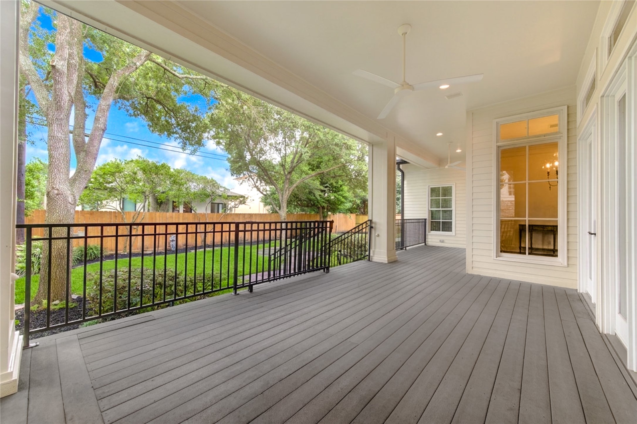 4615 Laurel Street Bellaire, TX 77401 - Photo 47 of 48 Another view of this massive backyard porch. Gas line is accessible.
