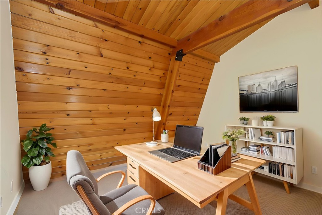 26980 Everest Road Lake Arrowhead, CA 92391 - Photo 29 of 49 a view of a workspace with furniture
