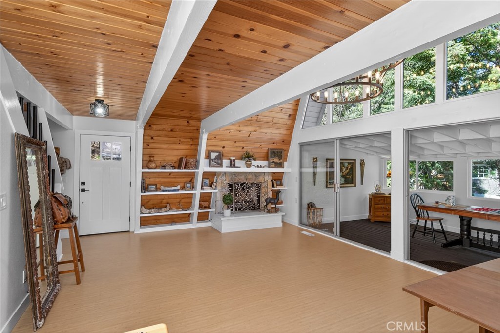 26980 Everest Road Lake Arrowhead, CA 92391 - Photo 35 of 49 a view of a livingroom with furniture and a window