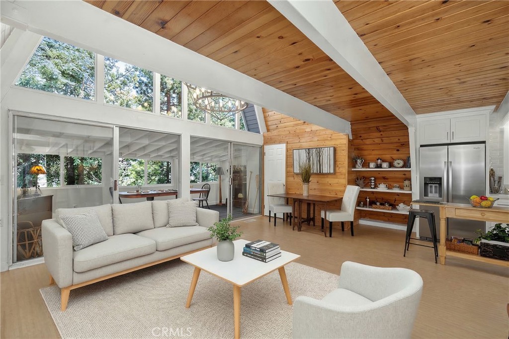 26980 Everest Road Lake Arrowhead, CA 92391 - Photo 10 of 49 Sofa, coffee table, chair and rug are virtually staged.