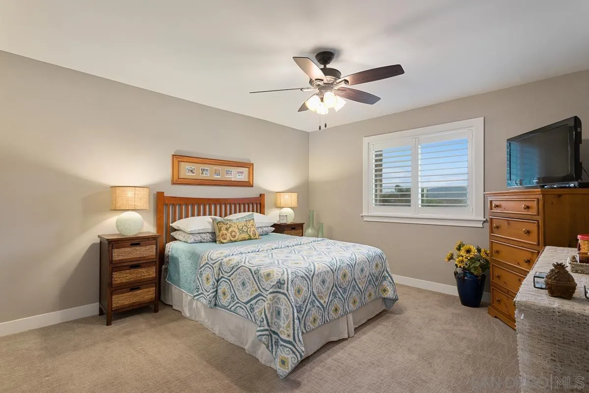 3526 Avenida Sierra Escondido, CA 92029 - Photo 20 of 36 a bedroom with a bed and a tv
