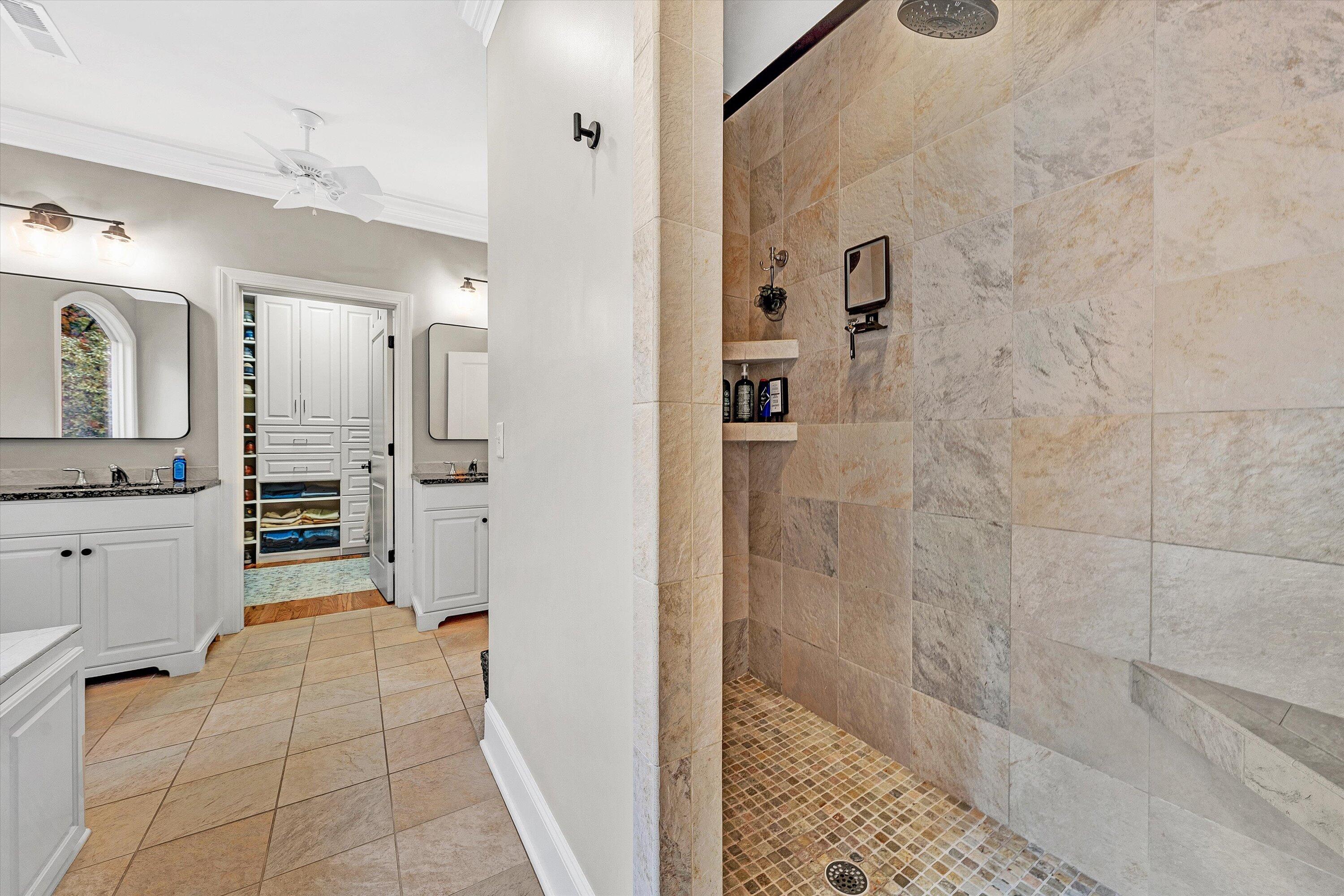 5431 Ridgelea Estates Drive Roanoke, VA 24018 - Photo 35 of 71 a bathroom with a sink a toilet and shower