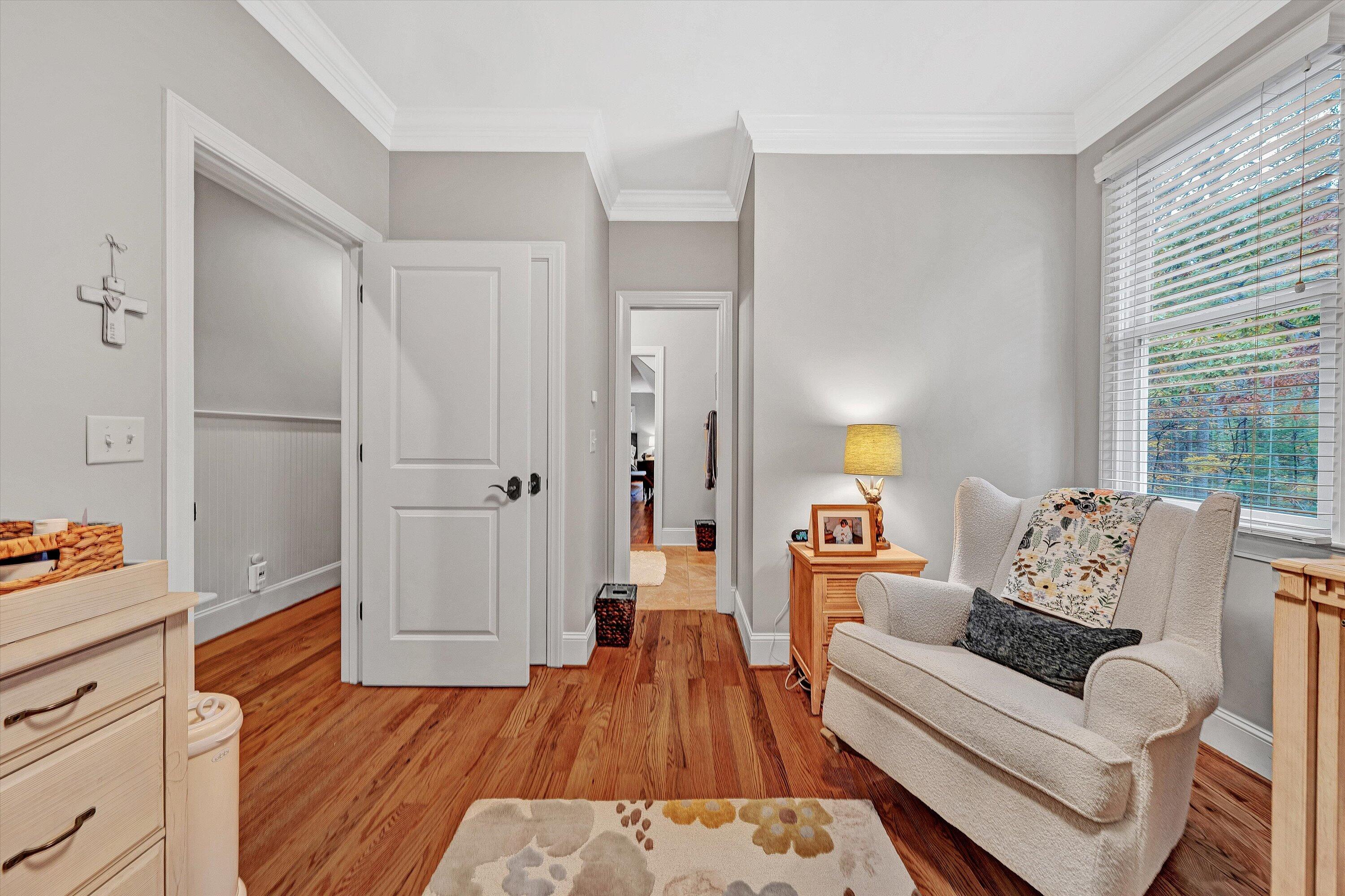 5431 Ridgelea Estates Drive Roanoke, VA 24018 - Photo 39 of 71 a living room with furniture and a wooden floor
