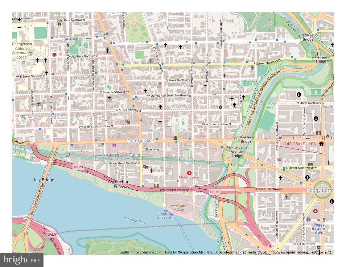 1140 23rd Street Northwest, Unit 903 Washington, DC 20037 - Photo 27 of 28 Map