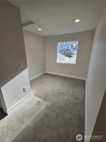 a view of a lake with outdoor space