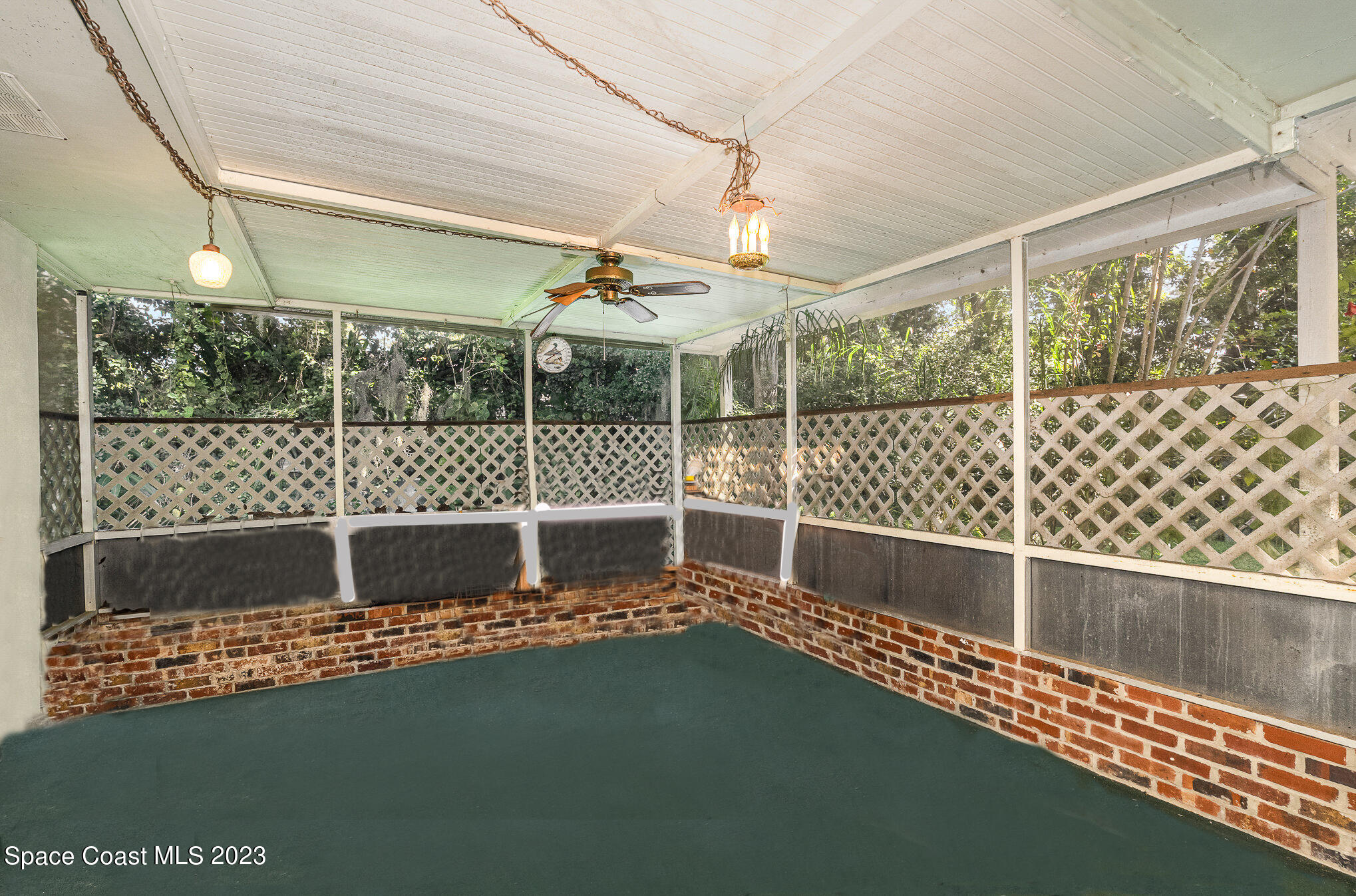 3395 Turtle Mound Road Melbourne, FL 32934 - Photo 32 of 48 a view of a backyard