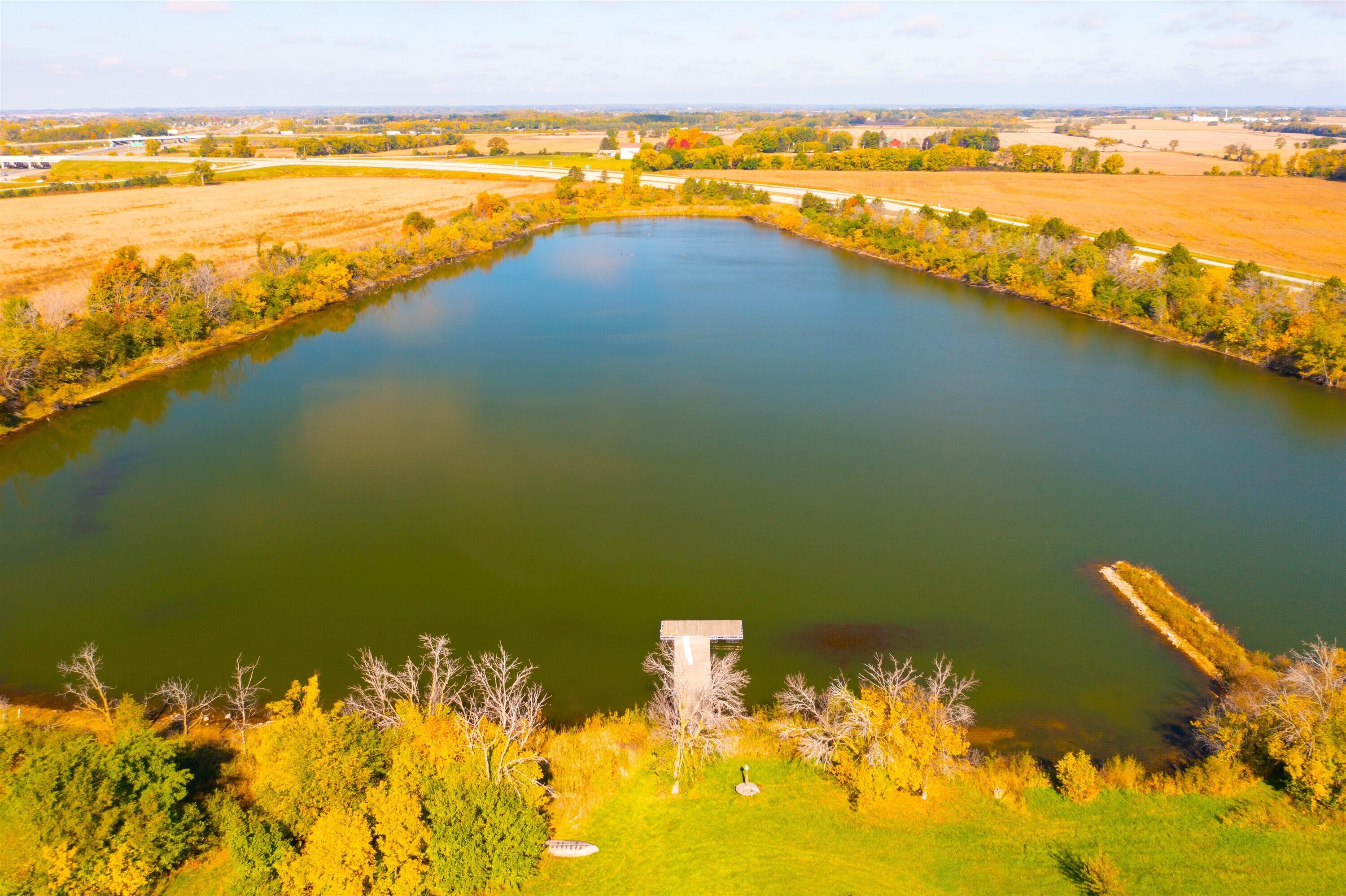 W4264 Sporleder Road Geneva, WI 53121 - Photo 3 of 29 Lake from Drone