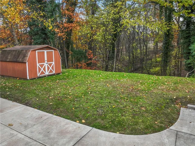 a view of a back yard