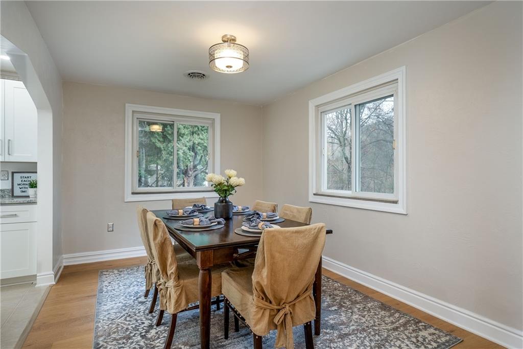 149 Three Degree Road Pittsburgh, PA 15237 - Photo 18 of 50 a view of a dining room with furniture and a window