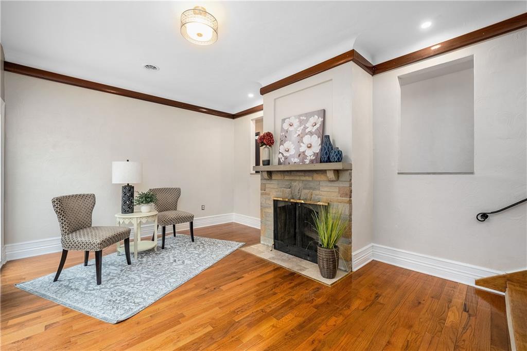 149 Three Degree Road Pittsburgh, PA 15237 - Photo 6 of 50 a living room with furniture and a fireplace