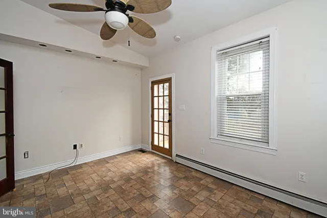 a view of an empty room