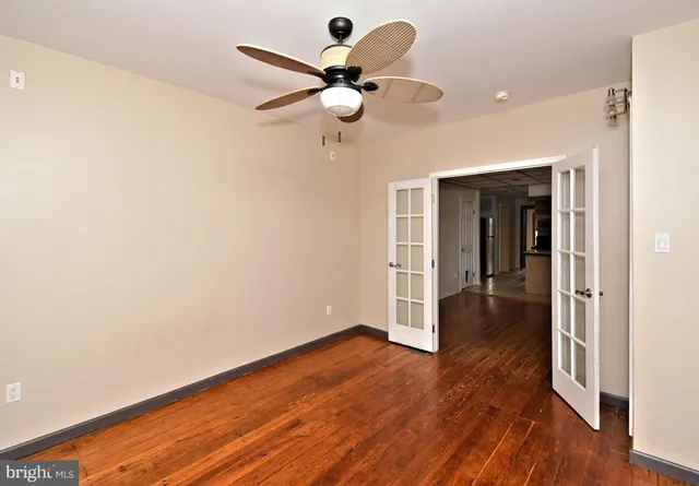wooden floor in an empty room