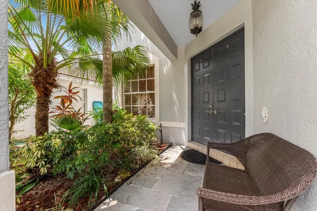a view of a entryway door of the house