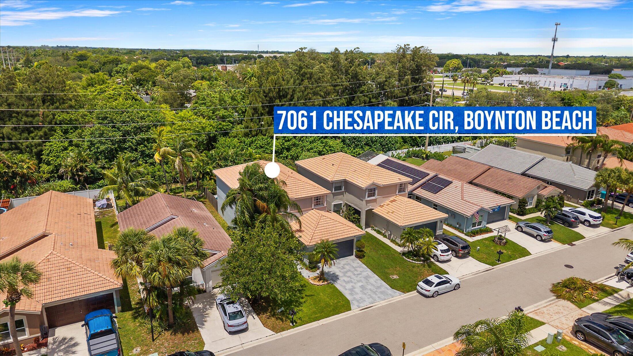 7061 Chesapeake Circle Boynton Beach, FL 33436 - Photo 41 of 51 an aerial view of multiple house