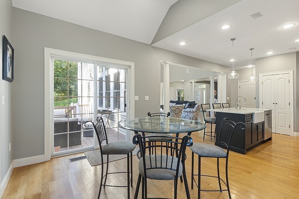 3 Squareshire Road Sterling, MA 01564 - Photo 18 of 42 a view of a dining room with furniture and wooden floor
