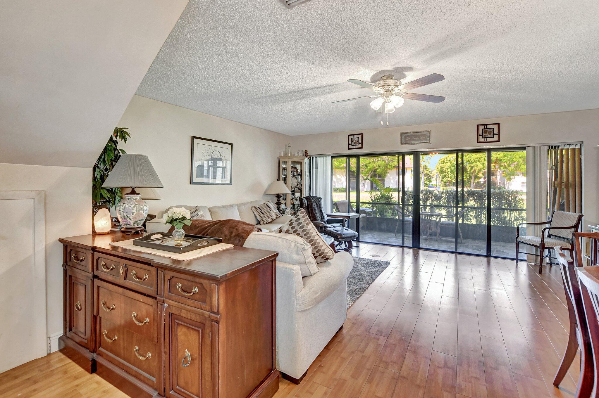 23359 Southwest 55th Way, Unit H Boca Raton, FL 33433 - Photo 15 of 41 Living Room with wood flooring - Copy