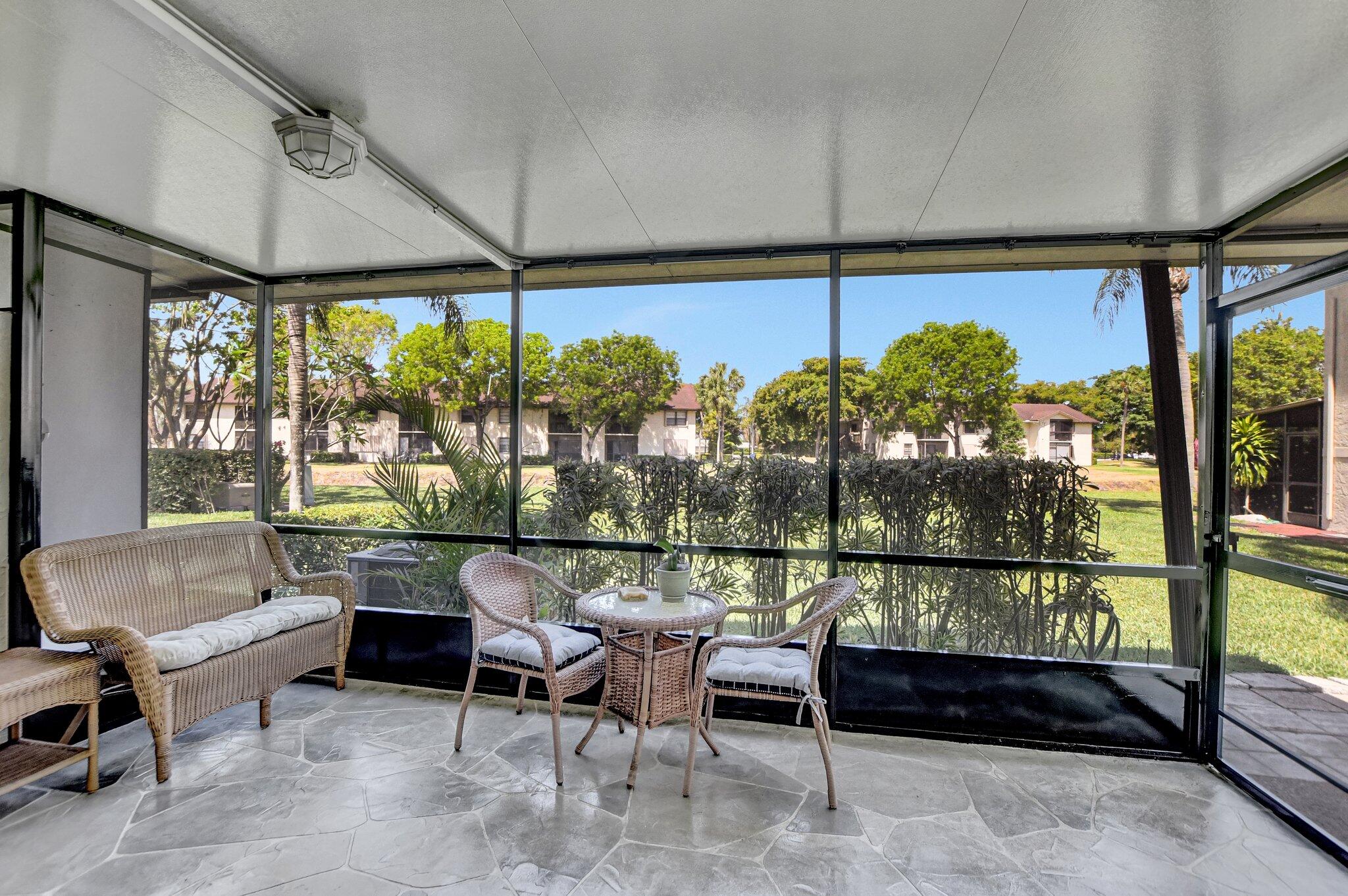 23359 Southwest 55th Way, Unit H Boca Raton, FL 33433 - Photo 30 of 41 Outdoor patio